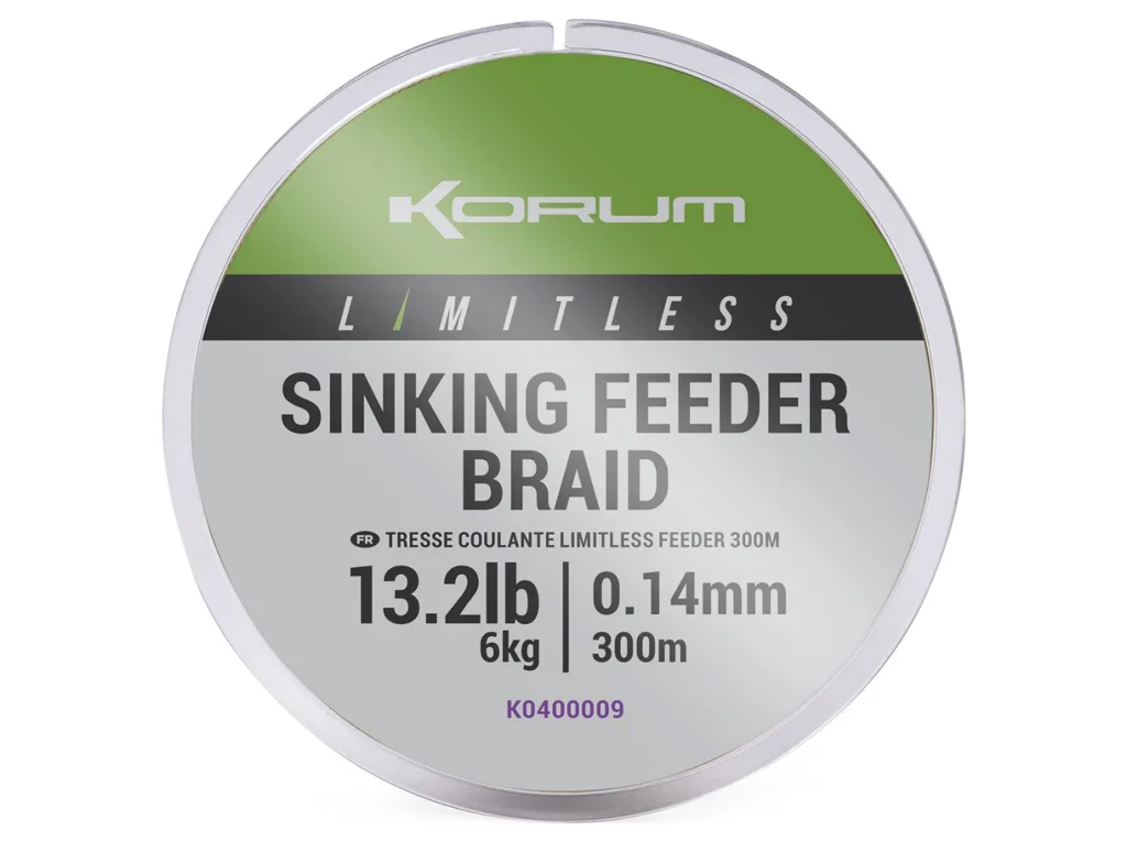 Korum&#x20;Pleten&#x00E1;&#x20;&#x0160;&#x0148;&#x016F;ra&#x20;Limitless&#x20;Sinking&#x20;Feeder&#x20;Braid&#x20;300m