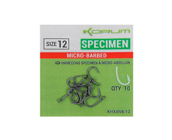 Korum&#x20;H&#x00E1;&#x010D;ky&#x20;Xpert&#x20;Specimen&#x20;Hooks&#x20;-&#x20;Micro&#x20;Barbed&#x20;10ks