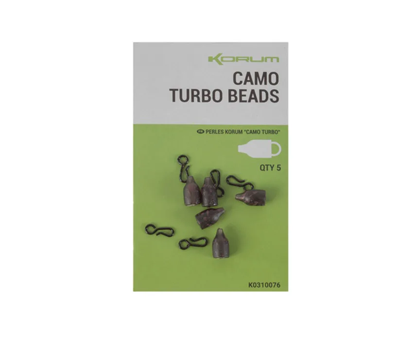 Korum&#x20;Rychlospojka&#x20;Camo&#x20;Turbo&#x20;Beads&#x20;5ks