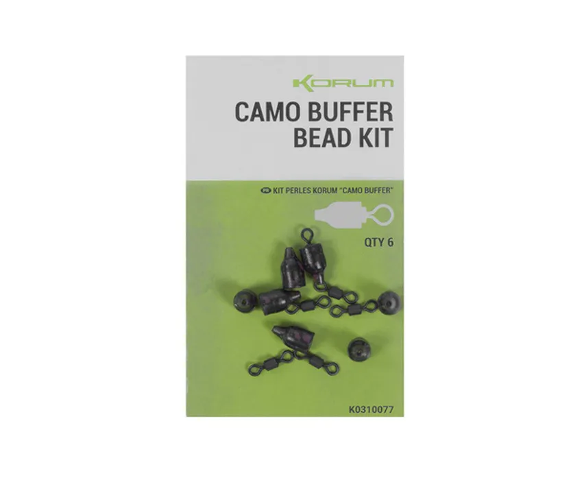 Korum&#x20;Zar&#x00E1;&#x017E;ky&#x20;Camo&#x20;Buffer&#x20;Bead&#x20;Kit&#x20;6ks