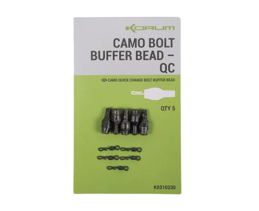 Korum&#x20;Z&#x00E1;v&#x011B;sky&#x20;Camo&#x20;Bolt&#x20;Buffer&#x20;Bead&#x20;QC&#x20;5ks