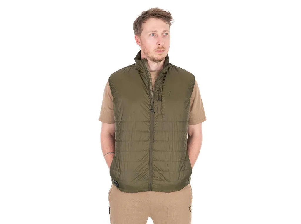 Fox&#x20;Vesta&#x20;Olive&#x20;Quilted&#x20;100&#x20;Gilet