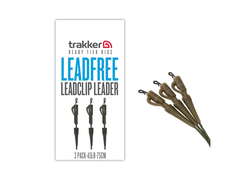 Trakker&#x20;Hotov&#x00E9;&#x20;leadery&#x20;Leadfree&#x20;Leadclip&#x20;Leader&#x20;&#x28;75cm&#x29;&#x20;3ks