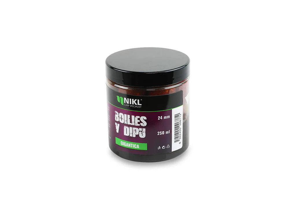 Nikl&#x20;Boilies&#x20;v&#x20;dipu&#x20;Gigantica&#x20;250ml