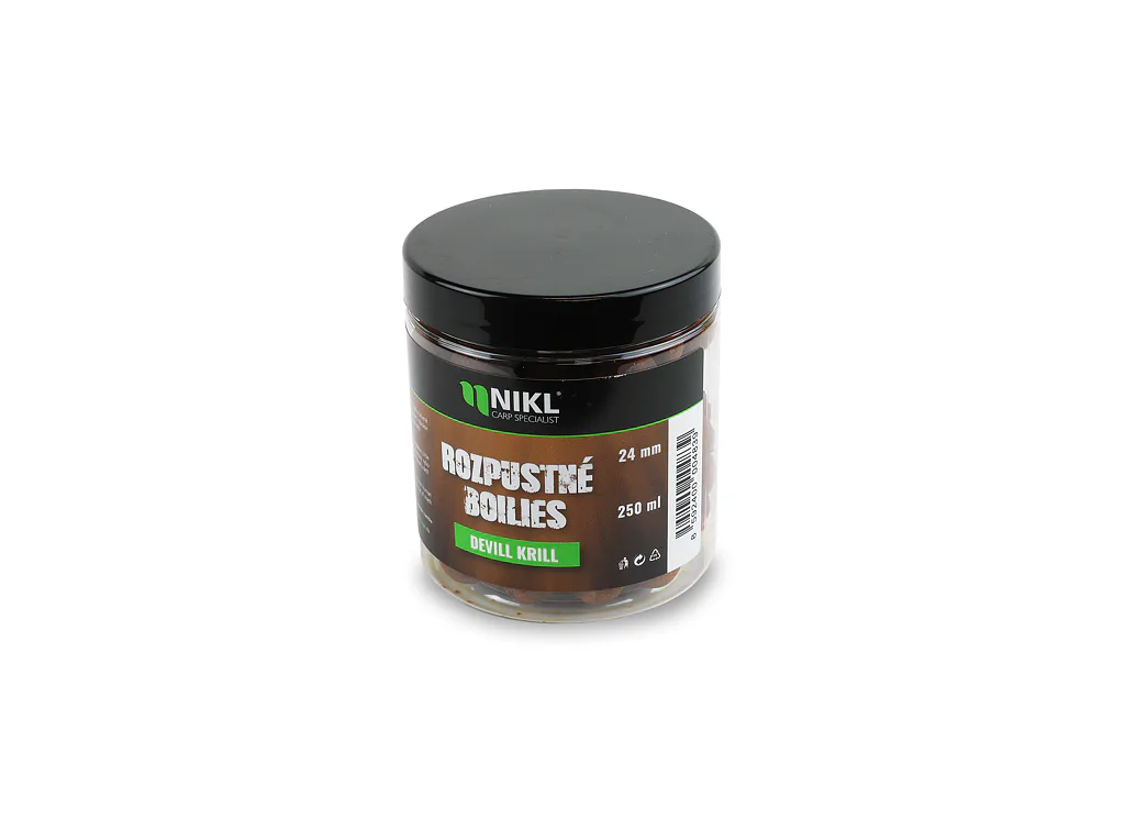 Nikl&#x20;Rozpustn&#x00E9;&#x20;boilies&#x20;Devill&#x20;Krill&#x20;250ml
