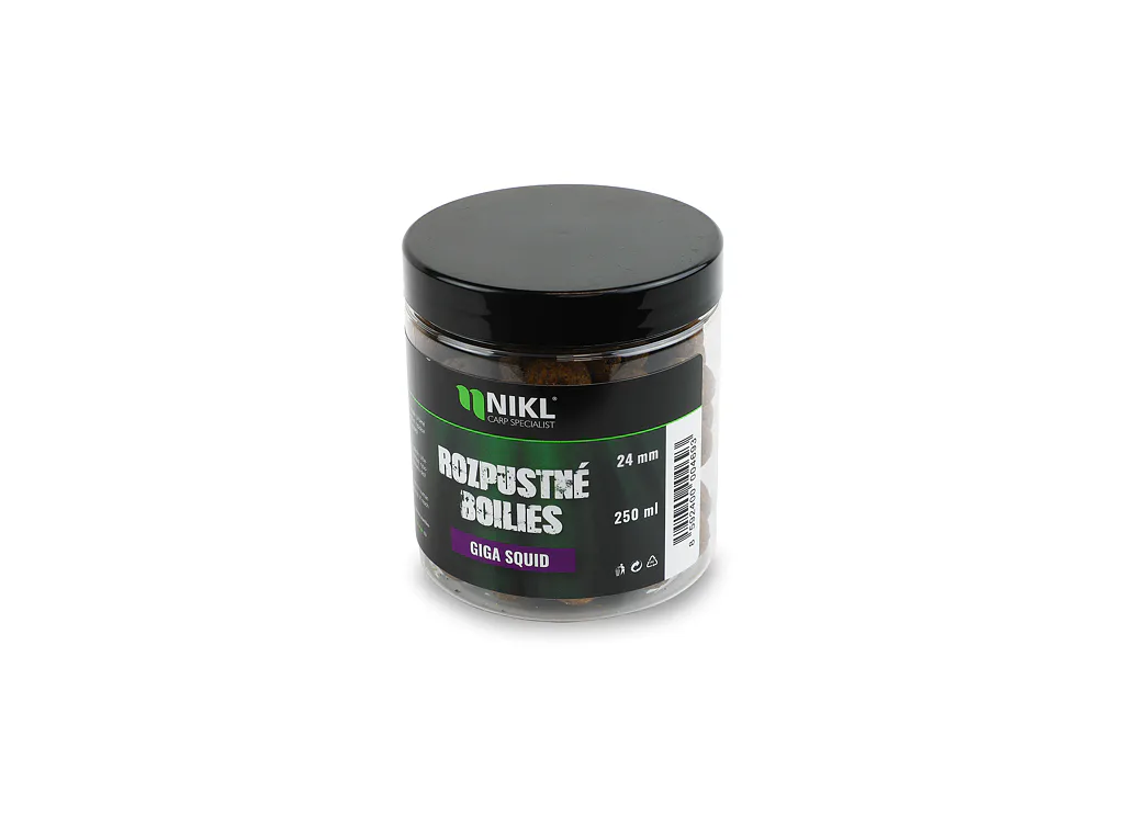 Nikl&#x20;Rozpustn&#x00E9;&#x20;boilies&#x20;Giga&#x20;Squid&#x20;250ml