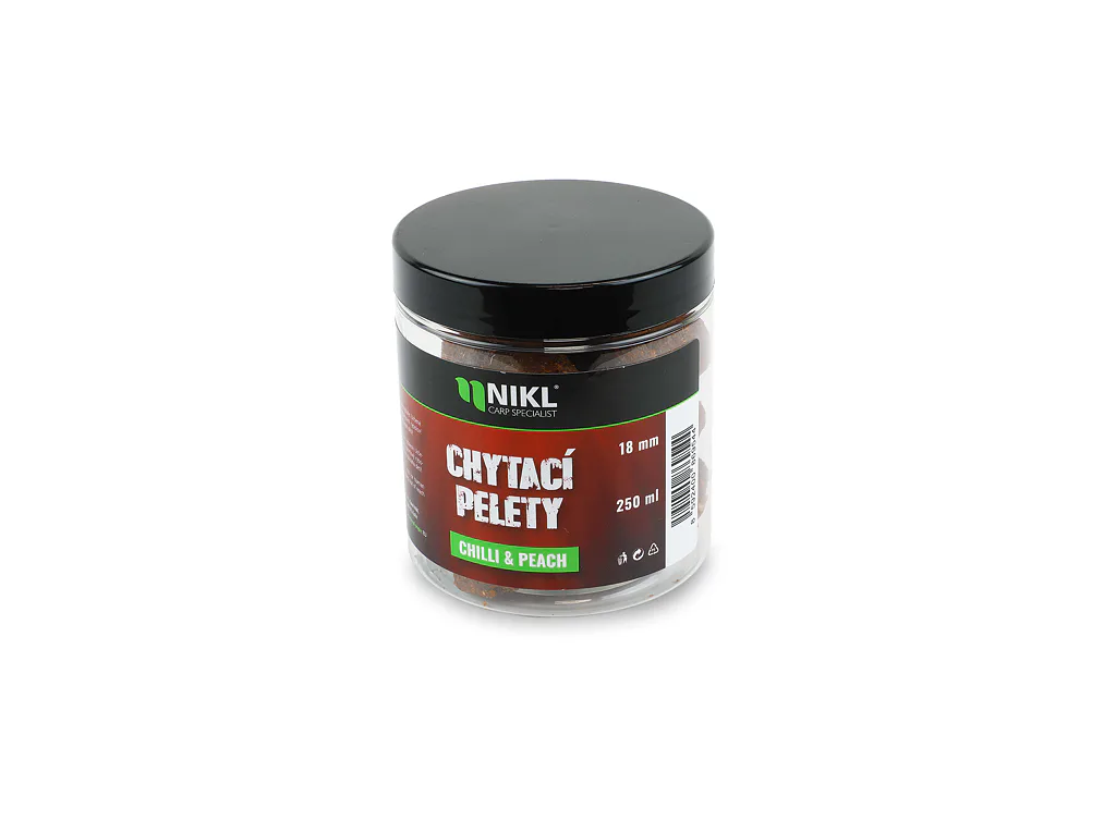 Nikl&#x20;Chytac&#x00ED;&#x20;pelety&#x20;Chilli&#x20;&amp;&#x20;Peach&#x20;250ml