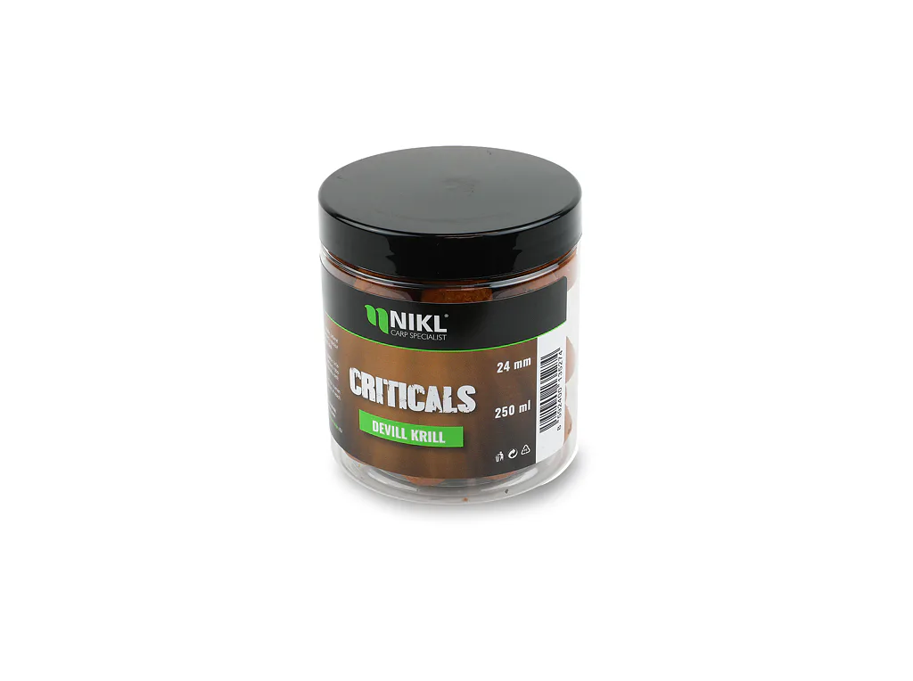 Nikl&#x20;Criticals&#x20;boilie&#x20;Devill&#x20;Krill&#x20;250ml