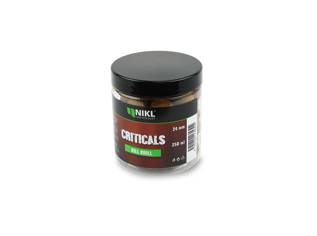 Nikl&#x20;Criticals&#x20;boilie&#x20;Kill&#x20;Krill&#x20;250ml
