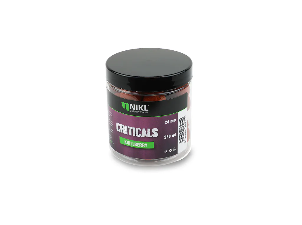 Nikl&#x20;Criticals&#x20;boilie&#x20;Krill&#x20;Berry&#x20;250ml
