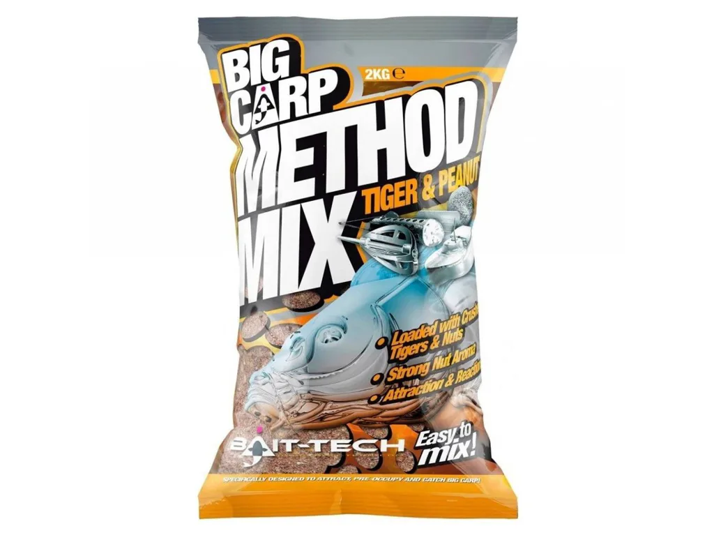 Bait-Tech&#x20;Krm&#x00ED;tkov&#x00E1;&#x20;sm&#x011B;s&#x20;Big&#x20;Carp&#x20;Method&#x20;Mix&#x20;-&#x20;Tiger&#x20;&amp;&#x20;Peanut&#x20;2kg