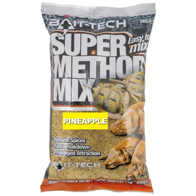 Bait-Tech&#x20;Krm&#x00ED;tkov&#x00E1;&#x20;sm&#x011B;s&#x20;Super&#x20;Method&#x20;Mix&#x20;-&#x20;Pineapple&#x20;2kg