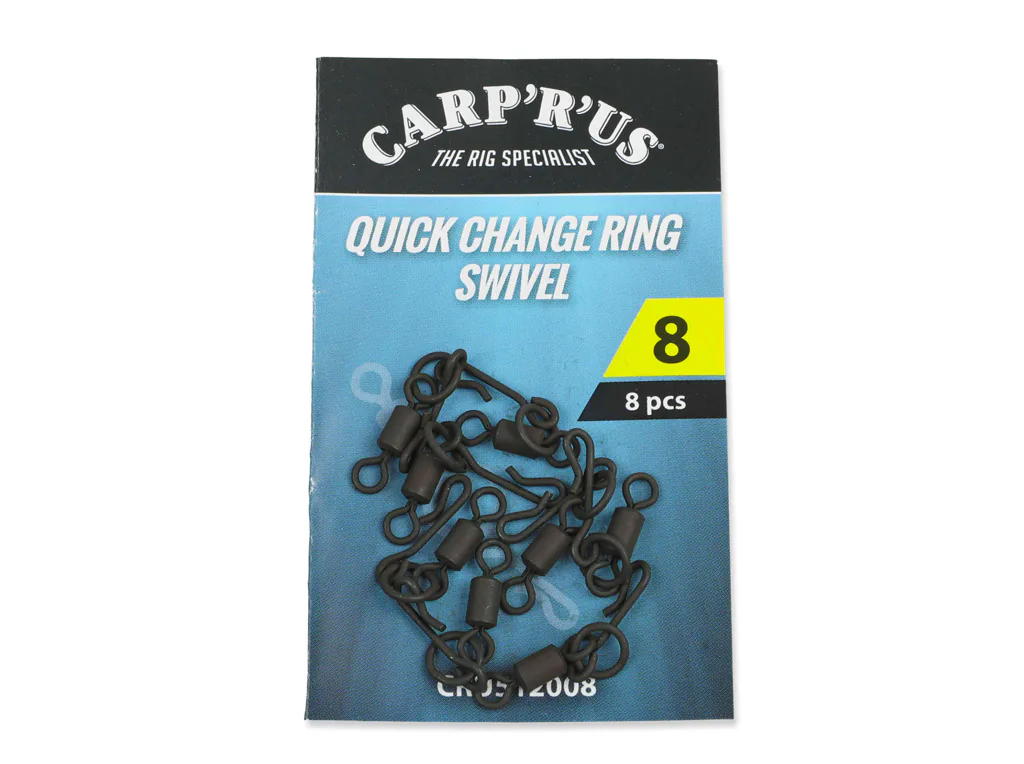 Carp&#x00B4;R&#x00B4;Us&#x20;Obratl&#x00ED;ky&#x20;s&#x20;krou&#x017E;kem&#x20;Quick&#x20;Change&#x20;Ring&#x20;Swivel&#x20;vel.8,&#x20;8ks