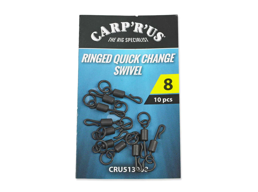 Carp&#x00B4;R&#x00B4;Us&#x20;Obratl&#x00ED;k&#x20;Ringed&#x20;Quick&#x20;Change&#x20;Swivel&#x20;10ks