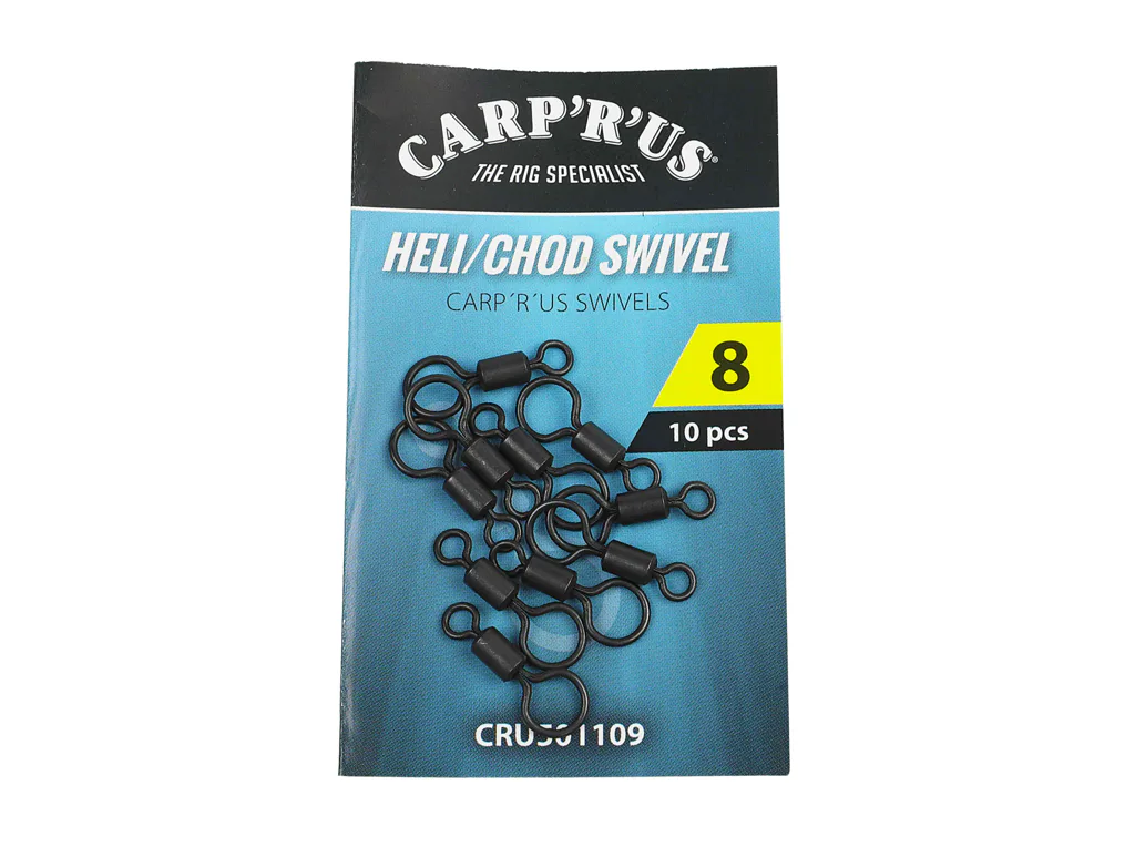 Carp&#x00B4;R&#x00B4;Us&#x20;Obratl&#x00ED;ky&#x20;Heli&#x2F;Chod&#x20;Swivel&#x20;vel.8,&#x20;10ks