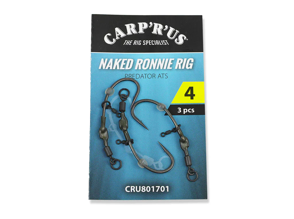Carp&#x00B4;R&#x00B4;Us&#x20;N&#x00E1;vazec&#x20;Ready&#x20;Naked&#x20;Ronnie&#x20;rig&#x20;-&#x20;Predator&#x20;3ks