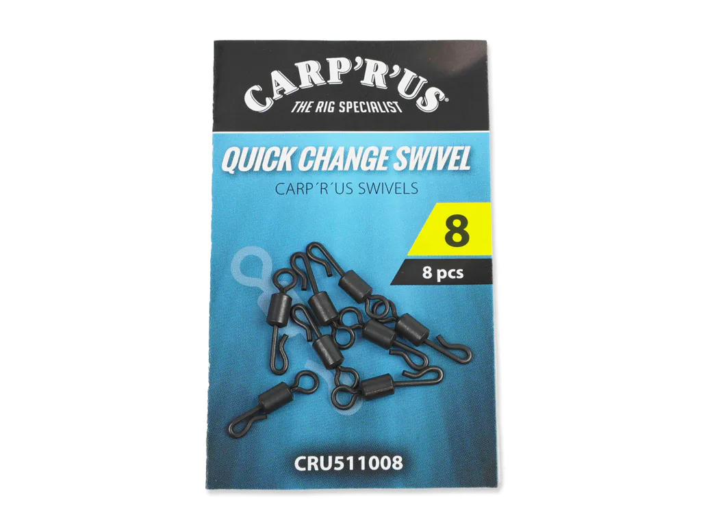 Carp&#x00B4;R&#x00B4;Us&#x20;Obratl&#x00ED;ky&#x20;Quick&#x20;Change&#x20;Swivel&#x20;-&#x20;vel.8,&#x20;8ks