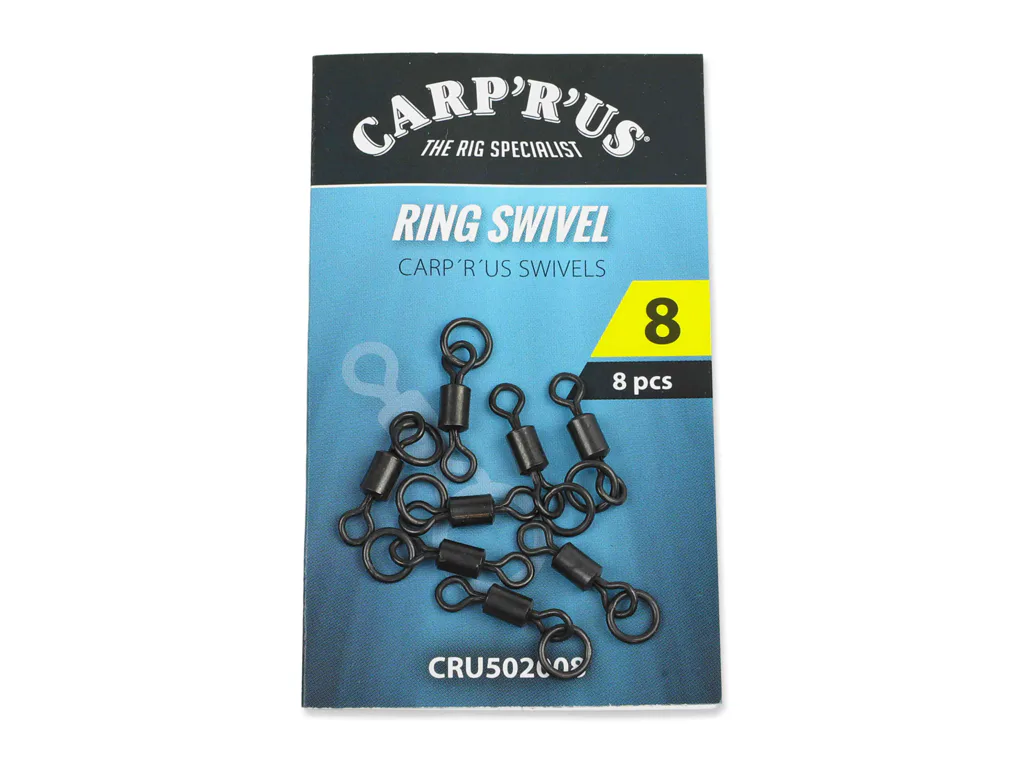 Carp&#x00B4;R&#x00B4;Us&#x20;Obratl&#x00ED;ky&#x20;s&#x20;krou&#x017E;kem&#x20;Ring&#x20;Swivel&#x20;vel.8,&#x20;8ks