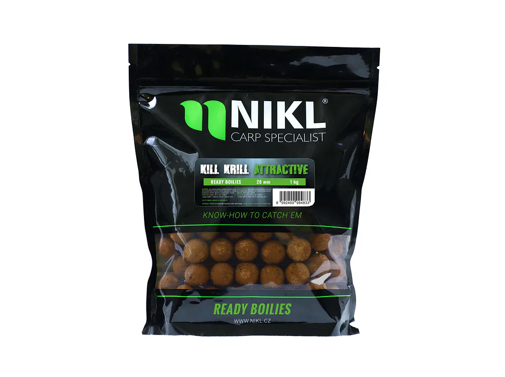 Nikl Ready boilie Kill Krill Attractive