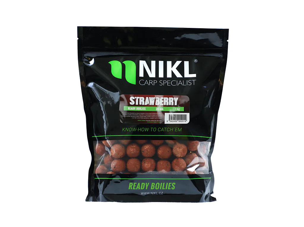 Nikl Ready boilie Strawberry