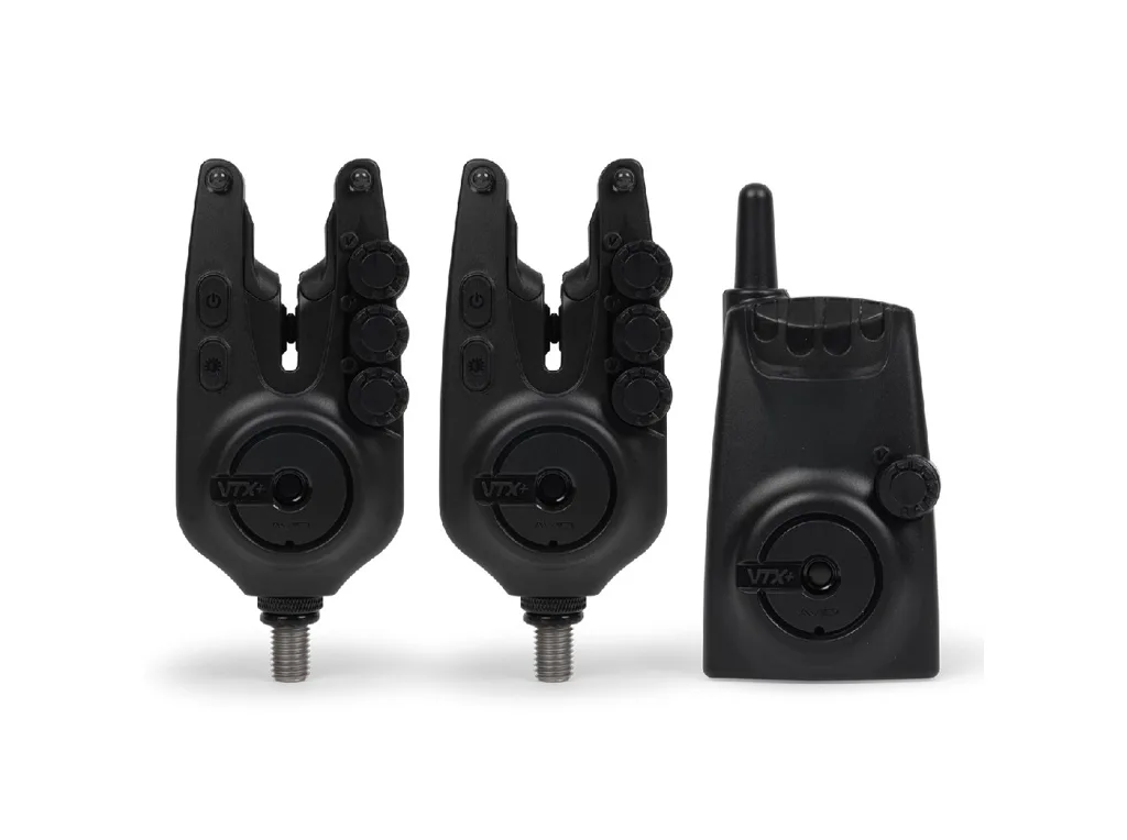 Avid Carp Sada signalizatorů VTX+ Bite Alarm Set 2+1