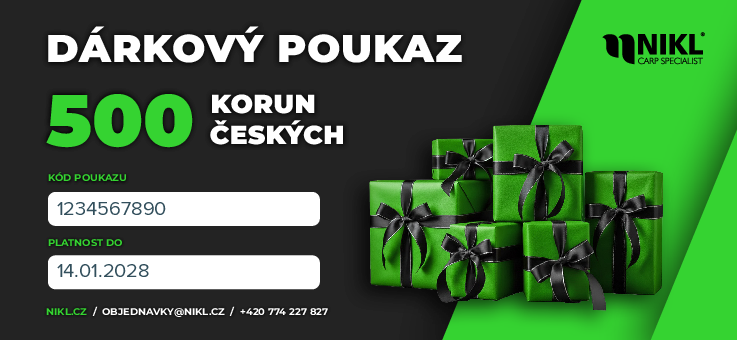 Nikl dárkový poukaz na 500 Kč