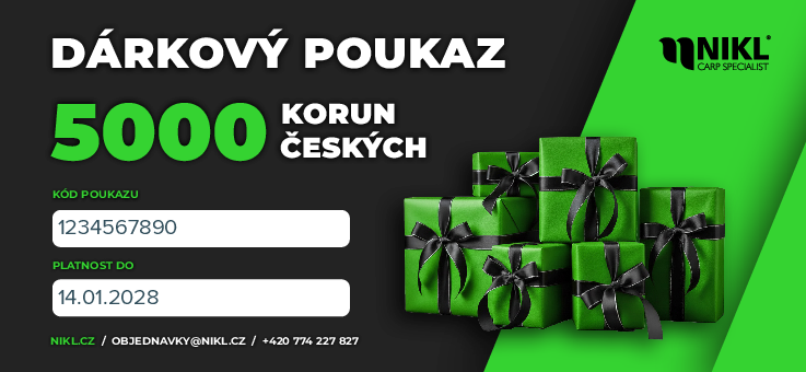 Nikl dárkový poukaz na 5.000 Kč