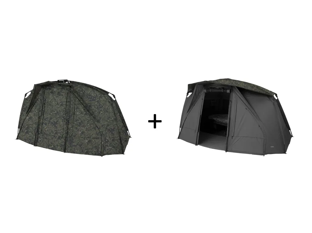 Trakker Bivak Tempest RS 150 Camo + Kšilt Skull Cap