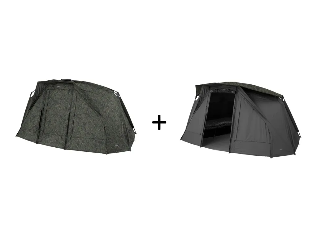 Trakker Bivak Tempest RS 200 Camo + Kšilt Skull Cap