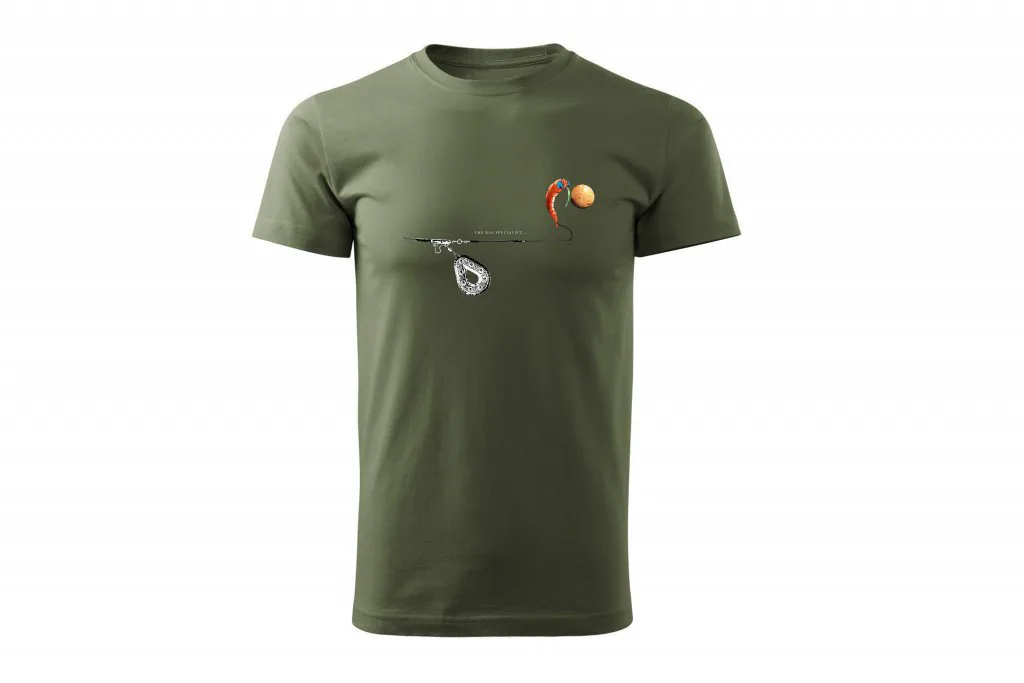 Carp´R´Us Tričko Mouthsnagger army zelené