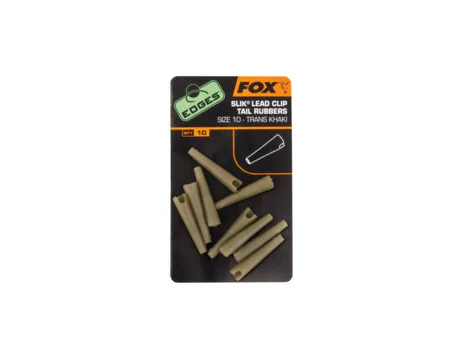 Fox&#x20;P&#x0159;evlek&#x20;na&#x20;z&#x00E1;v&#x011B;sku&#x20;Edges&#x20;Slik&#x20;Lead&#x20;Clip&#x20;Tail&#x20;Khaki&#x20;vel.&#x20;10,&#x20;10ks