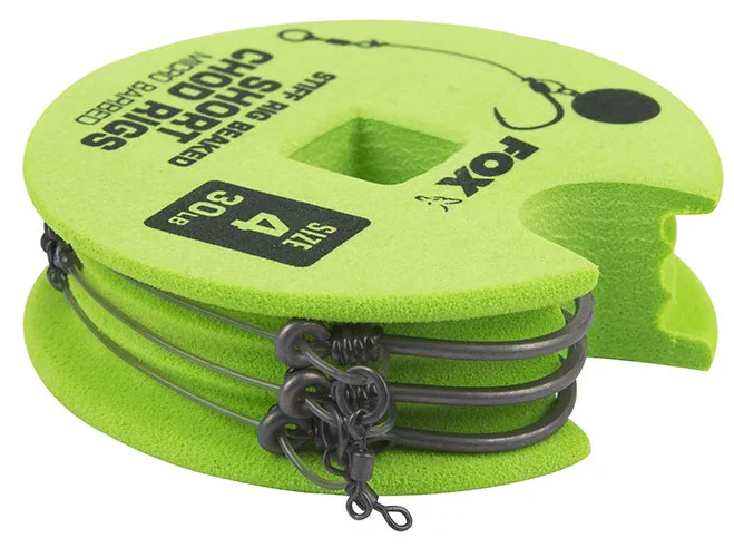 Fox&#x20;N&#x00E1;vazec&#x20;Edges&#x20;Chod&#x20;Rig&#x20;Short&#x20;Barbed&#x20;3ks