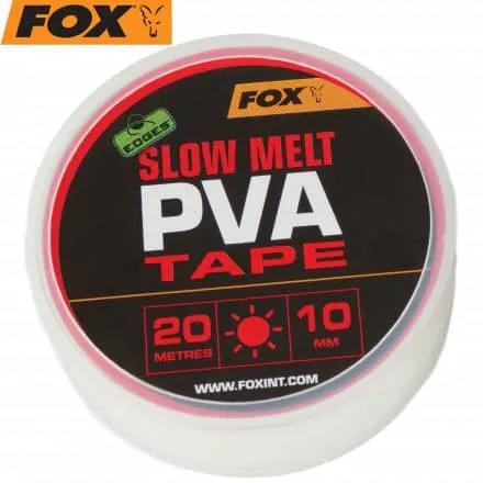 Fox&#x20;PVA&#x20;P&#x00E1;ska&#x20;Edges&#x20;Slow&#x20;Melt&#x20;PVA&#x20;CLEAR&#x20;Tape&#x20;10mm,&#x20;20m