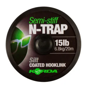 Korda Návazcová šňůrka N-TRAP Semi-Stiff 20lb, 20m