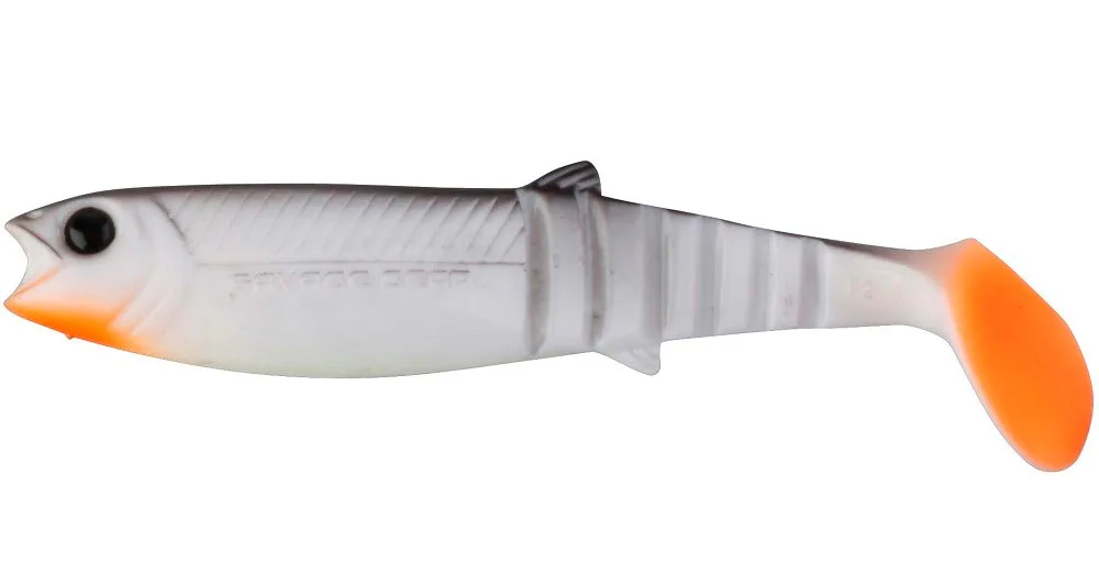 Savage&#x20;Gear&#x20;Gumov&#x00E1;&#x20;n&#x00E1;straha&#x20;Cannibal&#x20;Shad&#x20;Bulk&#x20;White&#x20;&amp;&#x20;Black