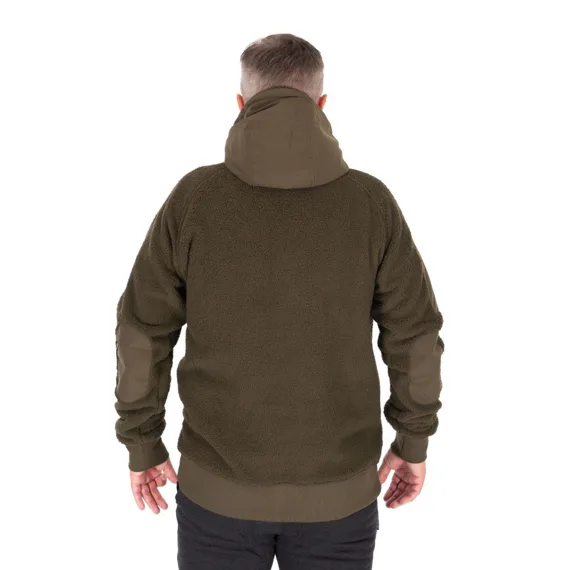Olive Sherpa Hybrid Jacket